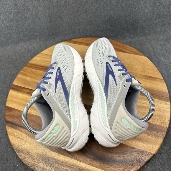Brooks Adrenaline GTS 22 Womens Size 8B Gray Purple Running Shoes Sneakers - Picture 8 of 10